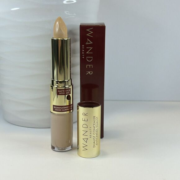 NIB Wander Beauty Dualist Matte & Illuminating Concealer -‎ LIGHT - Picture 1 of 7